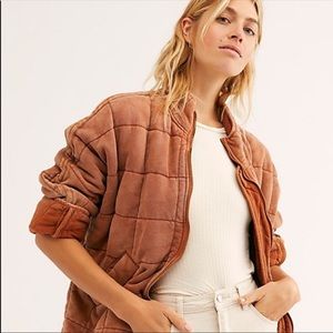 Free people dolman quilted jacket